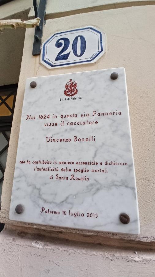La Casa Del Cacciatore - Alloggio Con Terrazzo Διαμέρισμα Παλέρμο Εξωτερικό φωτογραφία